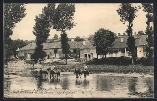 AK Beauzèe-sur-Aire, La Rigole