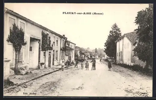 AK Fleury-sur-Aire, Une Rue