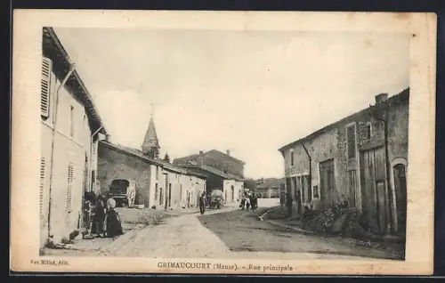AK Grimaucourt, Rue principale