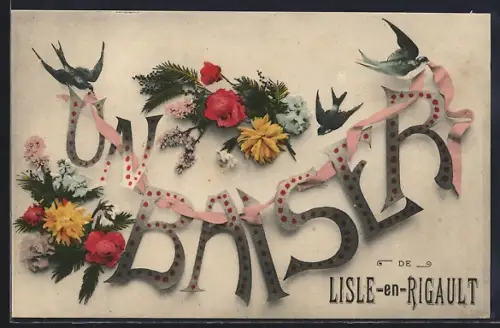 AK Lisle-en-Rigault, Un Baiser de Lisle-en-Rigault