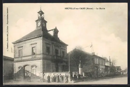 AK Neuville-sur-Orne, La Mairie