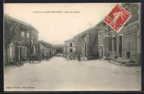 AK Pagny-la-Blanche-Cote, Rue des Halles