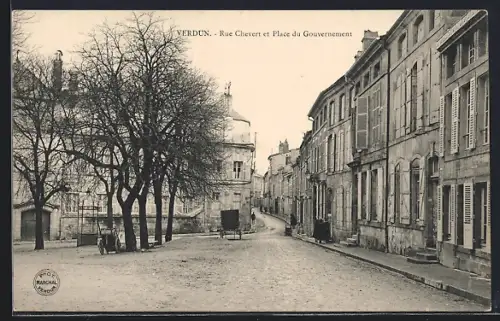 AK Verdun, Rue Chevert et Place du Gouvernement