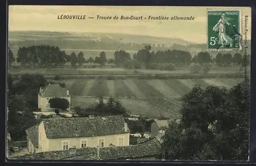 AK Lérouville, Trouée de Bon-Court, Frontière allemande