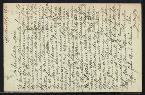 AK Montmédy, Vue générale sous la neige