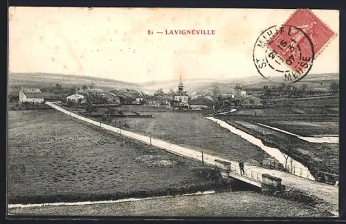AK Lavigneville, Vue Générale