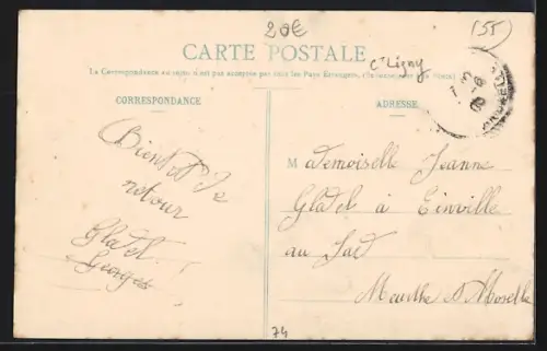 AK Tannois /Meuse, Mairie et Grande-Rue