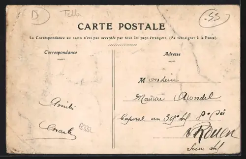 AK Spincourt, Rue de l`Hotel-de-Ville