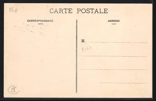 AK Aubreville, La Perception, Route de Clermont