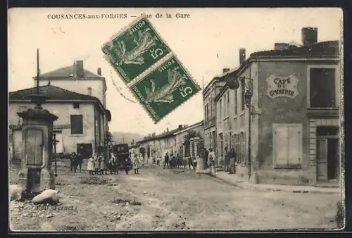 AK Cousances-aux-Forges, Rue de la Gare