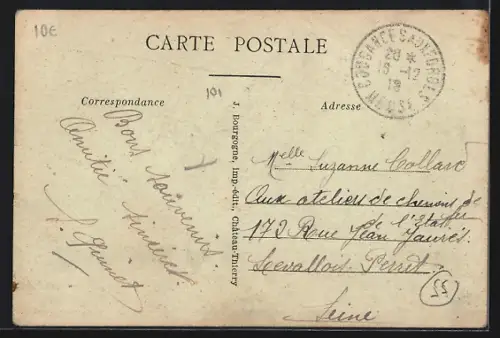 AK Cousances-aux-Forges, Rue de la Gare