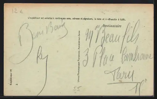 AK Ecouviez /Meuse, Passerelle Torlotin