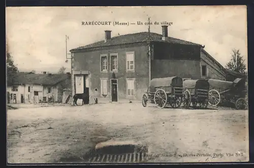 AK Rarécourt /Meuse, Un coin du village