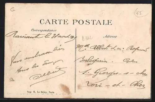 AK Rarécourt /Meuse, Un coin du village