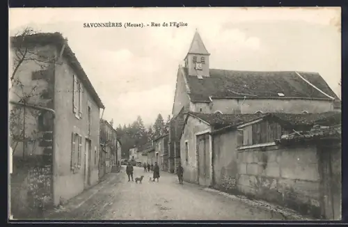 AK Savonnières /Meuse, Rue de l`Eglise