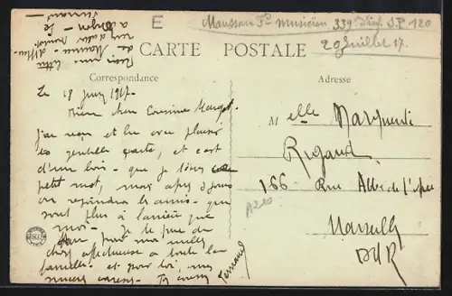 AK Auzéville /Meuse, La Place