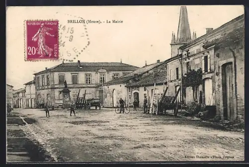 AK Brillon /Meuse, La Mairie