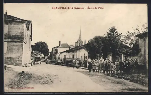 AK Brauvilliers /Meuse, Ecole de Filles