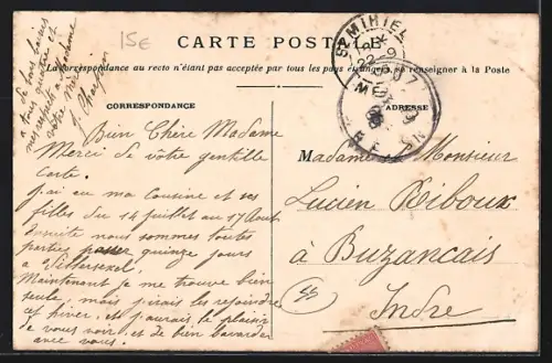 AK Chauvoncourt, Route de Bar