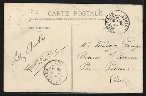 AK Dieue /Meuse, Entrée du Village