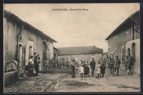 AK Dagonville, Grande Rue Basse