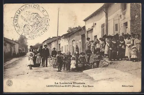 AK Laneuville-au-Rupt, Rue Haute