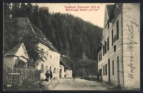 AK Waldbach, Gasthof zur Post