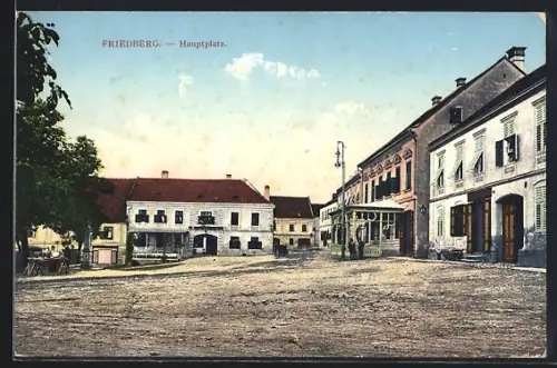 AK Friedberg, Hauptplatz am Park