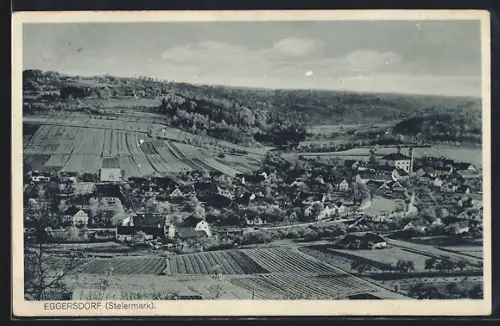AK Eggersdorf /Steiermark, Teilansicht mit Strassenpartie