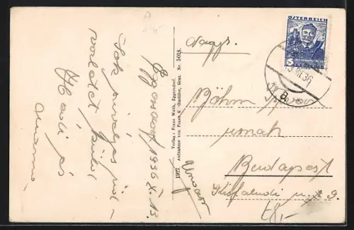 AK Eggersdorf /Steiermark, Teilansicht mit Strassenpartie