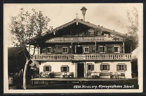 AK Kirchberg /Tirol, Alpengasthaus Schroll