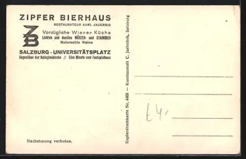 AK Salzburg, Zipfler-Bierhaus