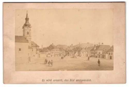 Fotografie A. K. V. Slowikowski, Ybbs, Ansicht Gars, Marktplatz, historische Stadtansicht