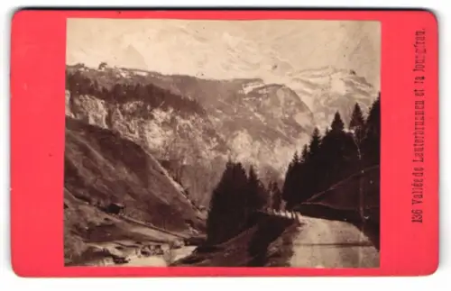 Fotografie A. Gabler, Interlaken, Ansicht Lauterbrunnen, Valée de Lauterbrunnen, Landschaftsansicht