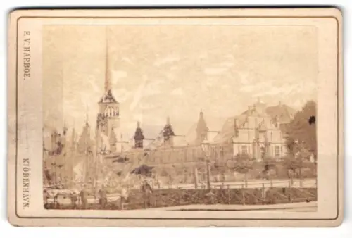 Fotografie E.V. Harboe, Kjøbenhavn, Ansicht Kopenhagen, Blick auf die Börse