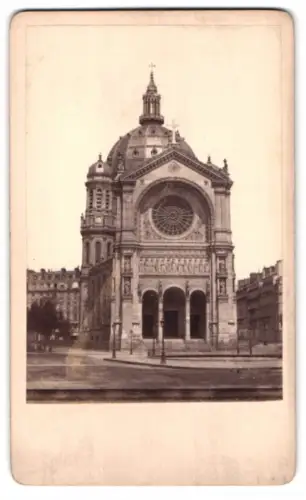 Fotografie A. Hautecoeur, Paris, Rue de Rivoli 172, Ansicht Paris, St. Augustin Kirche