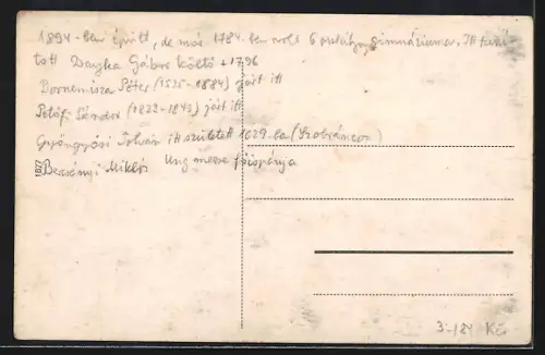 AK Ungvár, Fögimnázium