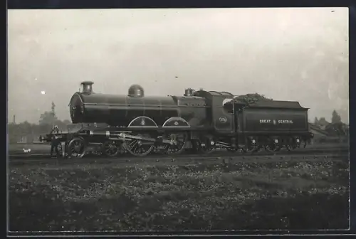 Foto-AK Englische Eisenbahn, Lokomotive No. 258 der Great Central Railway