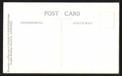 Foto-AK Englische Eisenbahn, Lokomotive No. 8000 der L. M. S.