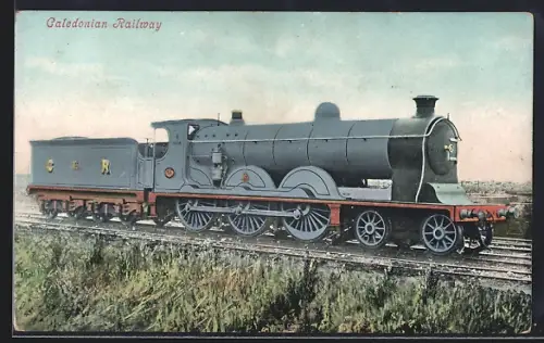 AK Englische Eisenbahnlokomotive der Caledonian Railway