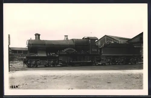 Foto-AK Englische Eisenbahn, Lokomotive No. 3446 Goldfinch der Great Western Railway