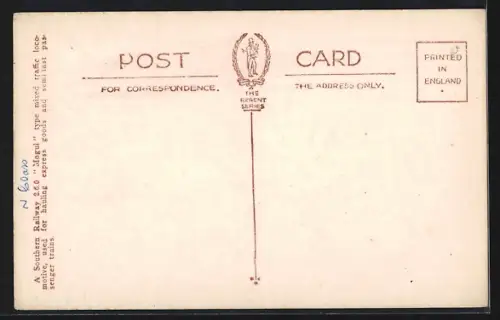 AK The SR Mogul Type of Express Goods Locomotive