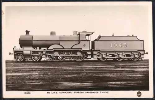 AK Lokomotive No. 1045 der L. M. S., Englische Eisenbahn