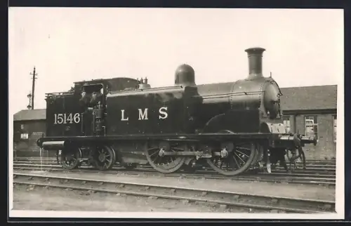 Foto-AK Englische Eisenbahn, Lokomotive No. 15146 der L. M. S.