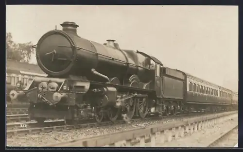 Foto-AK Lokomotive der Great Western Railway, Englische Eisenbahn