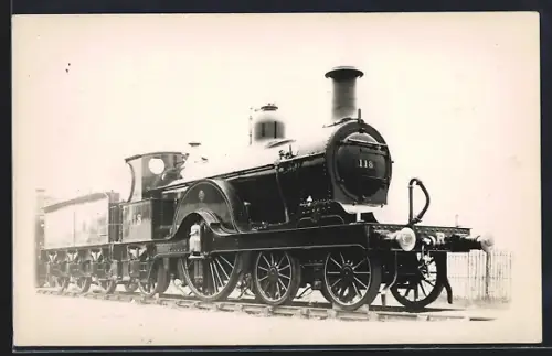 Foto-AK Englische Eisenbahn, Lokomotive No. 118