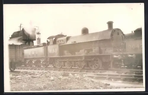 Foto-AK Englische Eisenbahn, Lokomotive No. 9185 der L. M. S.