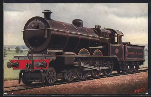 AK L. & Y. R. 4-6-0 Express Passenger Locomotive No. 1506, englische Eisenbahn