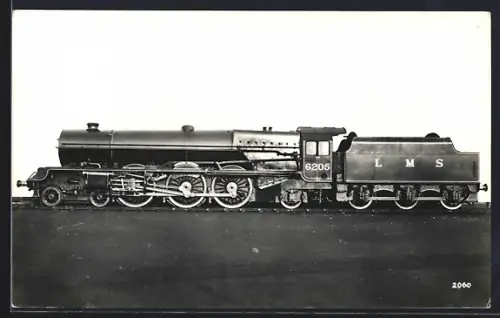Foto-AK Englische Eisenbahn, Lokomotive No. 6205 der L. M. S.