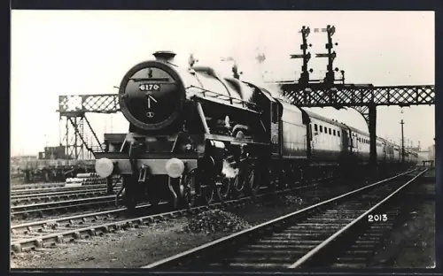 Foto-AK Englische Eisenbahn, Lokomotive No. 6170
